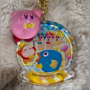 Kirby puff clear keychain “June”